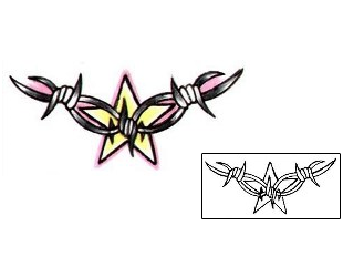 Barbed Wire Tattoo Specific Body Parts tattoo | L1F-00346