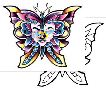 Wings Tattoo butterfly-tattoos-lisa-harrison-l1f-00351