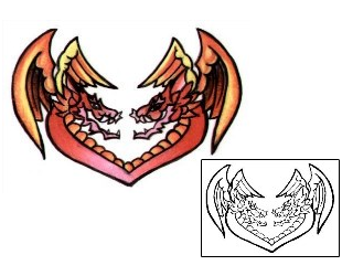 Picture of Dragon Love Tattoo