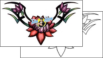 Flower Tattoo for-women-lower-back-tattoos-lisa-harrison-l1f-00385