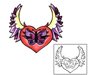 Butterfly Tattoo Specific Body Parts tattoo | L1F-00408