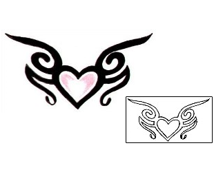 Heart Tattoo Specific Body Parts tattoo | L1F-00425