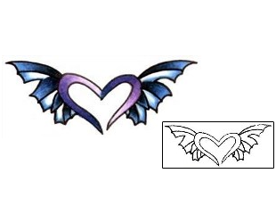 Heart Tattoo Specific Body Parts tattoo | L1F-00431