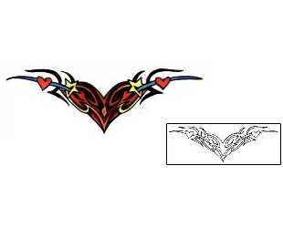 Star Tattoo Specific Body Parts tattoo | L1F-00435