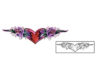 Rose Tattoo Specific Body Parts tattoo | L1F-00437