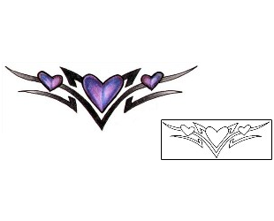 Heart Tattoo Specific Body Parts tattoo | L1F-00445