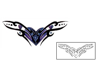 Lower Back Tattoo Specific Body Parts tattoo | L1F-00447