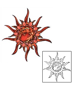 Picture of Sun Fish Tattoo