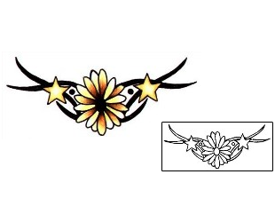 Daisy Tattoo Specific Body Parts tattoo | L1F-00496