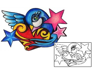 Bird Tattoo Animal tattoo | L1F-00526