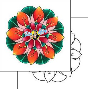 Decorative Tattoo flower-tattoos-lacie-mcbride-l2f-00018