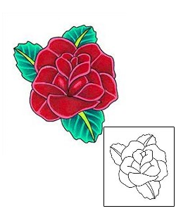 Rose Tattoo Plant Life tattoo | L2F-00021