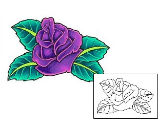 Rose Tattoo Plant Life tattoo | L2F-00022