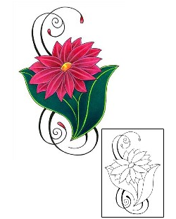 Daisy Tattoo Plant Life tattoo | L2F-00023