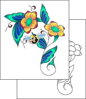 Decorative Tattoo flower-tattoos-lacie-mcbride-l2f-00024