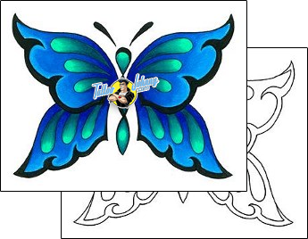 Butterfly Tattoo l2f-00029