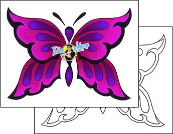 Butterfly Tattoo l2f-00032