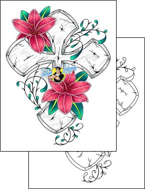 Flower Tattoo cross-tattoos-lacie-mcbride-l2f-00045