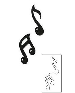 Music Tattoo Miscellaneous tattoo | L2F-00052