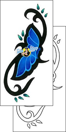 Butterfly Tattoo l2f-00054