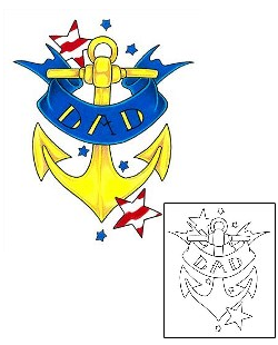 Anchor Tattoo Miscellaneous tattoo | L2F-00061