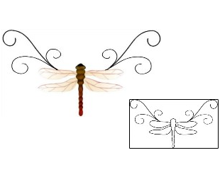 Dragonfly Tattoo For Women tattoo | LAF-00009