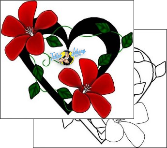 Flower Tattoo plant-life-flowers-tattoos-lisa-smith-laf-00012