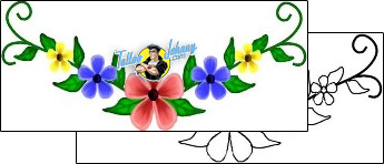 Flower Tattoo plant-life-flowers-tattoos-lisa-smith-laf-00017