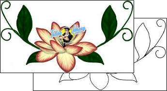 Flower Tattoo plant-life-flowers-tattoos-lisa-smith-laf-00023