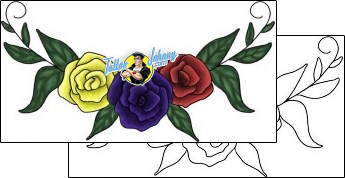 Flower Tattoo plant-life-flowers-tattoos-lisa-smith-laf-00028