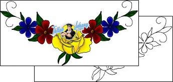 Flower Tattoo plant-life-flowers-tattoos-lisa-smith-laf-00029