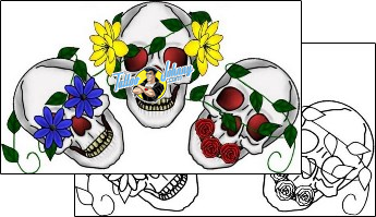 Flower Tattoo plant-life-flowers-tattoos-lisa-smith-laf-00045