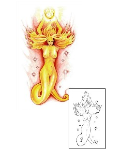 Mermaid Tattoo Mythology tattoo | LBF-00009