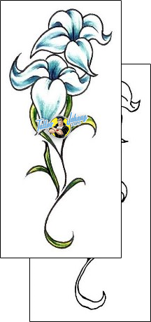 Flower Tattoo plant-life-flowers-tattoos-lobo-lbf-00030