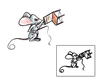 Mouse Tattoo LBF-00039