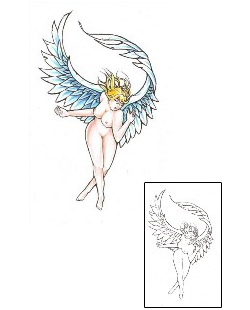 Angel Tattoo Religious & Spiritual tattoo | LBF-00069