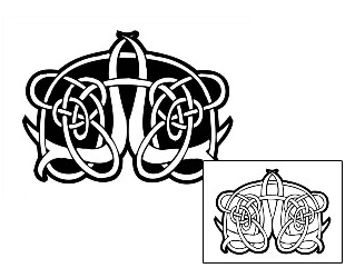 Celtic Tattoo Specific Body Parts tattoo | LCF-00014