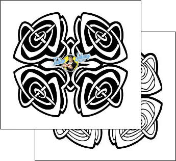 Flower Tattoo plant-life-flowers-tattoos-lucky-celtic-lcf-00099