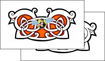 Lower Back Tattoo for-women-lower-back-tattoos-lucky-celtic-lcf-00102