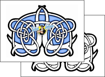 Lower Back Tattoo for-women-lower-back-tattoos-lucky-celtic-lcf-00114
