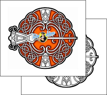 Celtic Tattoo tattoo-styles-celtic-tattoos-lucky-celtic-lcf-00120