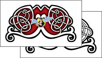 Lower Back Tattoo for-women-lower-back-tattoos-lucky-celtic-lcf-00196