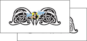 Lower Back Tattoo for-women-lower-back-tattoos-lucky-celtic-lcf-00223