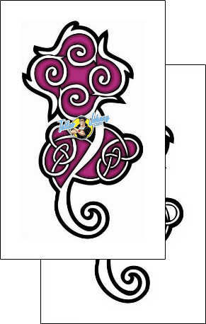 Flower Tattoo plant-life-flowers-tattoos-lucky-celtic-lcf-00409