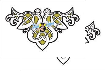 Lower Back Tattoo for-women-lower-back-tattoos-lucky-celtic-lcf-00412