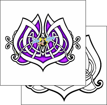 Lower Back Tattoo for-women-lower-back-tattoos-lucky-celtic-lcf-00509