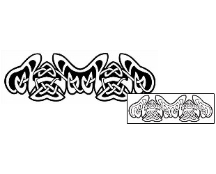 Celtic Tattoo Specific Body Parts tattoo | LCF-00651