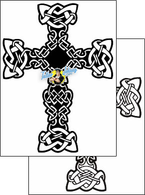 Cross Tattoo religious-and-spiritual-cross-tattoos-lucky-celtic-lcf-00654
