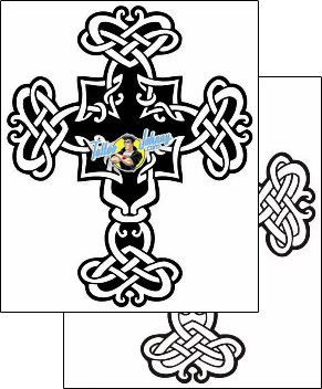 Cross Tattoo religious-and-spiritual-cross-tattoos-lucky-celtic-lcf-00656