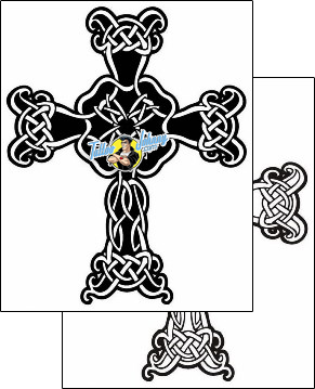 Cross Tattoo religious-and-spiritual-cross-tattoos-lucky-celtic-lcf-00657